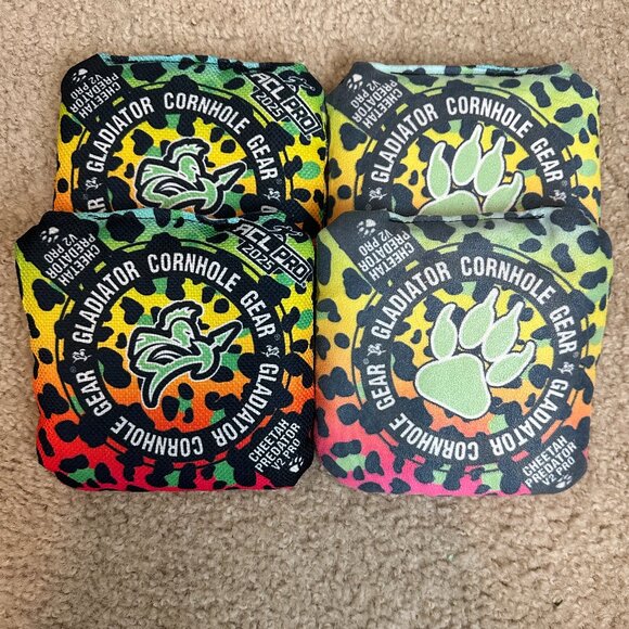 2025 Cheetah Predator Pro Bags & Sidekick carrying case Gladiator Cornhole Gear - Picture 1 of 3